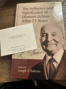The Influence and Significance of Human Action After 75 Years, Joseph T. Salerno, ed. (Auburn, Ala.: Mises Institute, 2026)