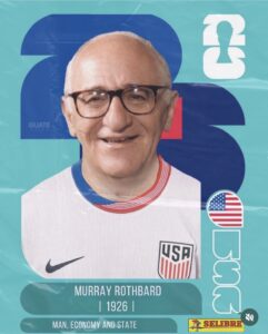 Rothbard Panini Sticker