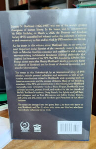 Rothbard at 100 - First cloth hardcover copies for Portugal event