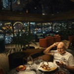 Rothbard Porto - Kinsella relaxing - Beegarc AI Watercolor rendering