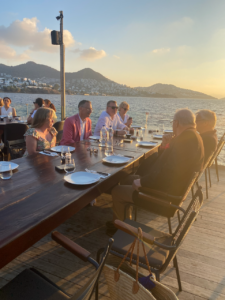 Hoppe and friends dinner at Nusr-et, Bodrum, PFS 2023