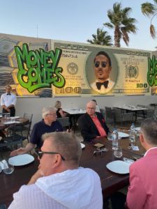 Hoppe and friends dinner at Nusr-et, Bodrum, PFS 2023