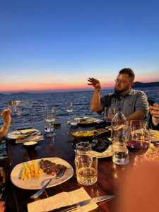Hoppe and friends dinner at Nusr-et, Bodrum, PFS 2023