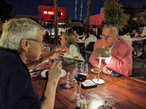 Hoppe and friends dinner at Nusr-et, Bodrum, PFS 2023